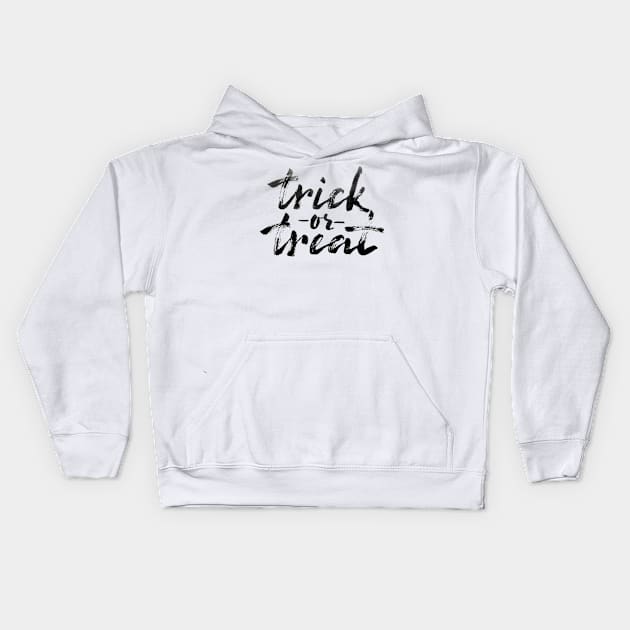 Trick or Treat Kids Hoodie by Ychty